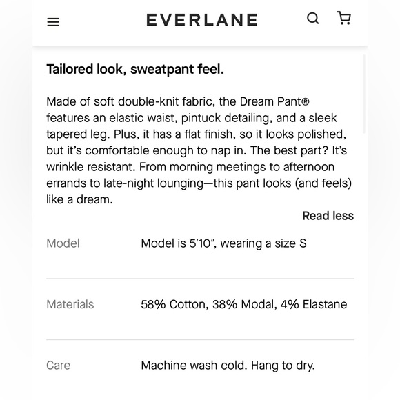 Everlane Dream Pant - Picture 7 of 7